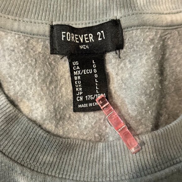 Forever 21 Mens Tie-Dye Graphic Crewneck Sweatshirt L - Picture 3 of 7